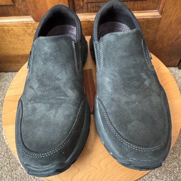 Skechers Black Nubuck Respected-Calum Slip-On w/Goodyear Rubber Soles Size 10 main image 10